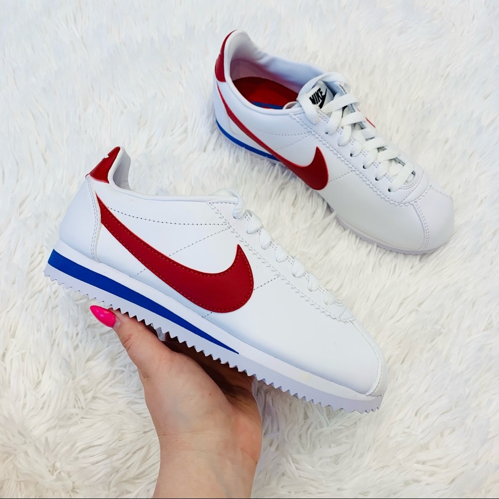 Nike Classic Cortez Leather White Red